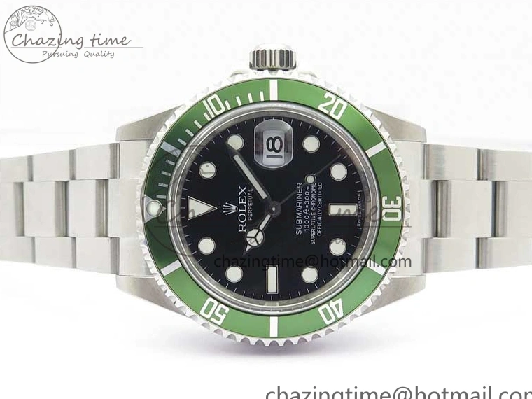 MiroTime 0421 Effortless Submariner 16610 LV Kermit Green 904L Steel ARF1:1 Best Edition on SS Bracelet SH 2577